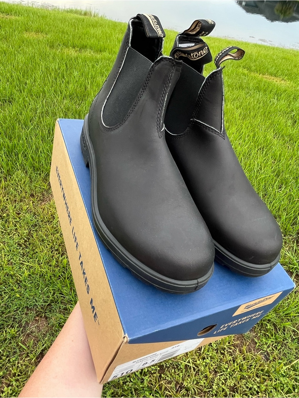 NWT Blundstone Black Chelsea Original 510 Slip-On Work Boots Size 8.5 - Picture 2 of 13